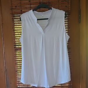 White Sleeveless Women's Top
